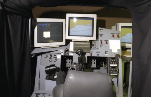 X36 ground control station virtual cockpit